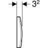 Смывная клавиша GEBERIT TWINLINE 30 115.899.KN.1