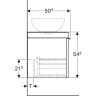 Тумба под раковину GEBERIT CITTERIO 500.561.JJ.1 120 см